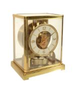 A gilt brass 'Atmos' timepiece, Jaeger-LeCoultre, mid to late 20th century  A gilt brass 'Atmos'