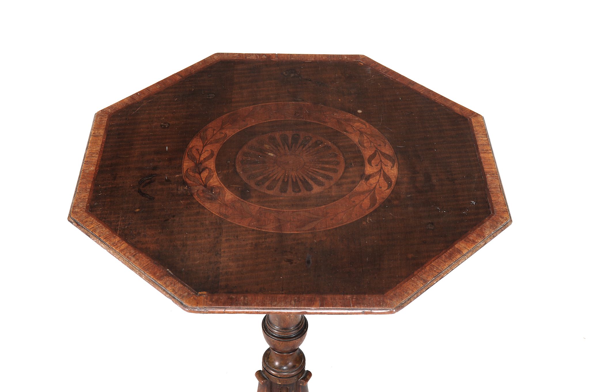 A pair of George III mahogany and kingwood crossbanded occasional tables - Image 4 of 4