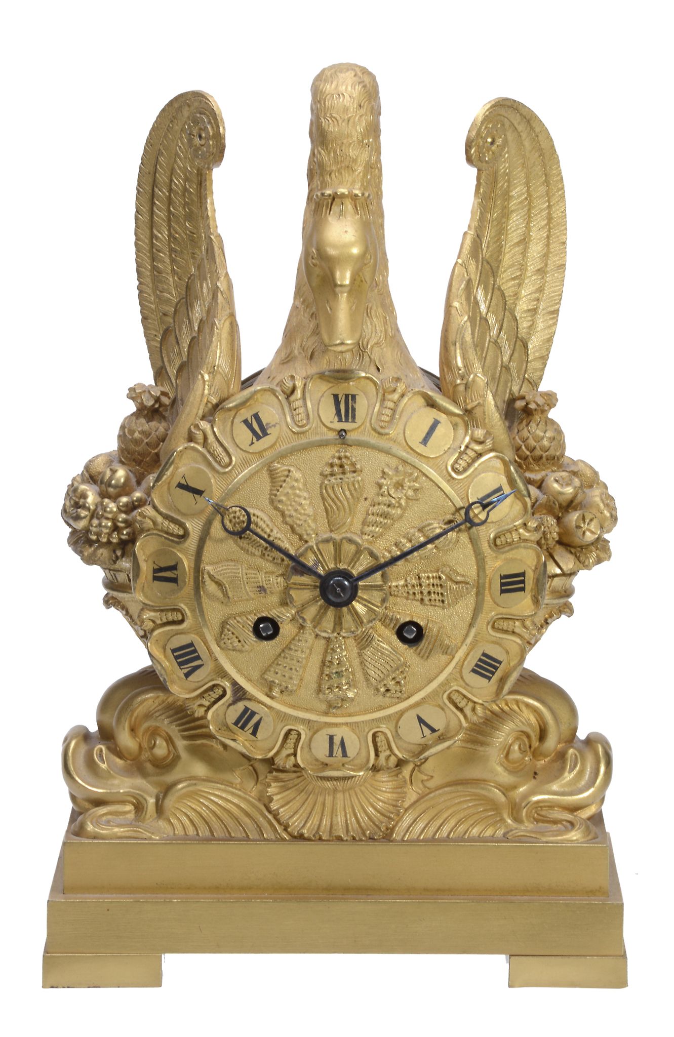 A French ormolu mantel clock Unsigned, mid 19th century The circular... - Image 4 of 4