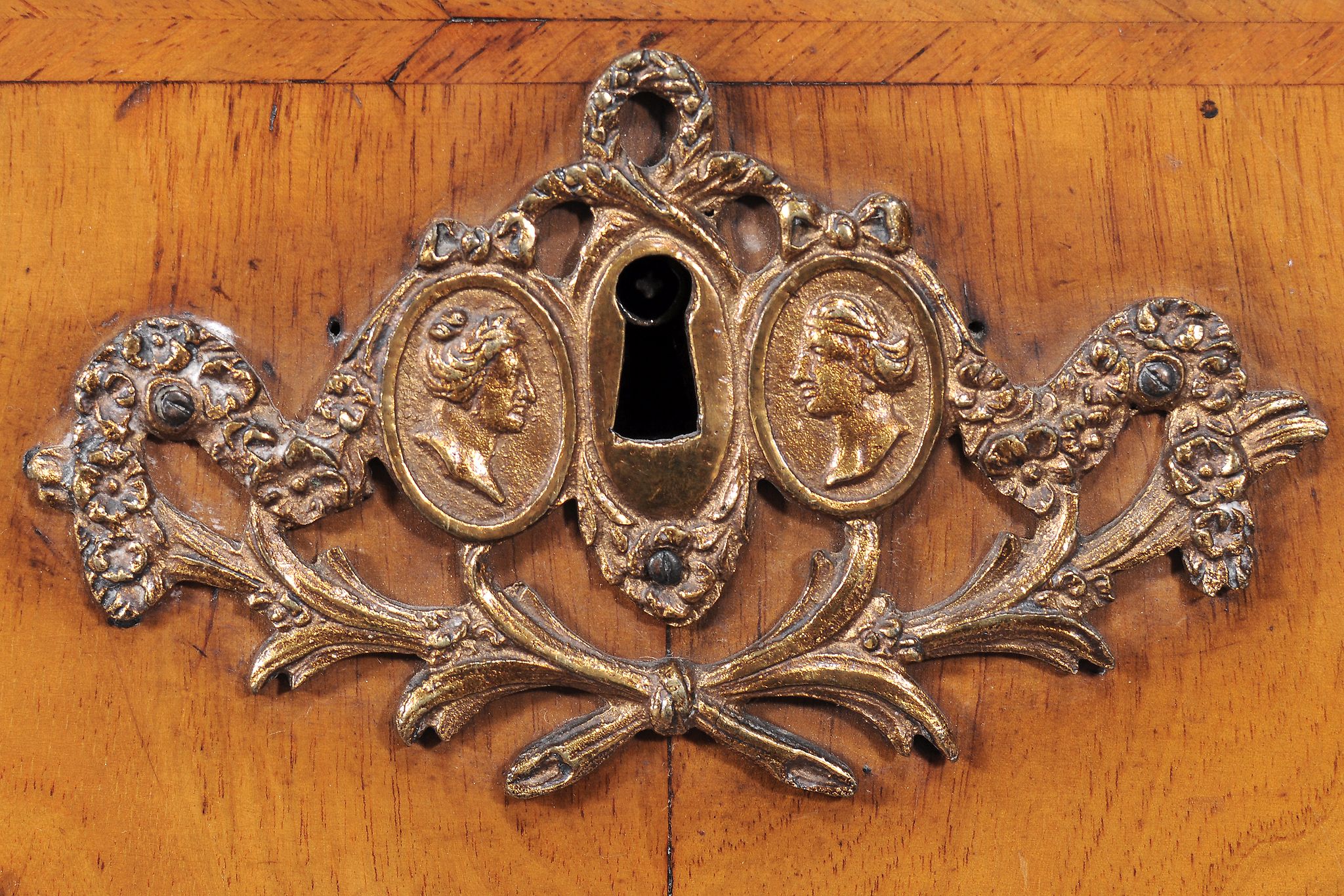 A walnut and marquetry escritoire, circa 1690 and later - Image 5 of 12