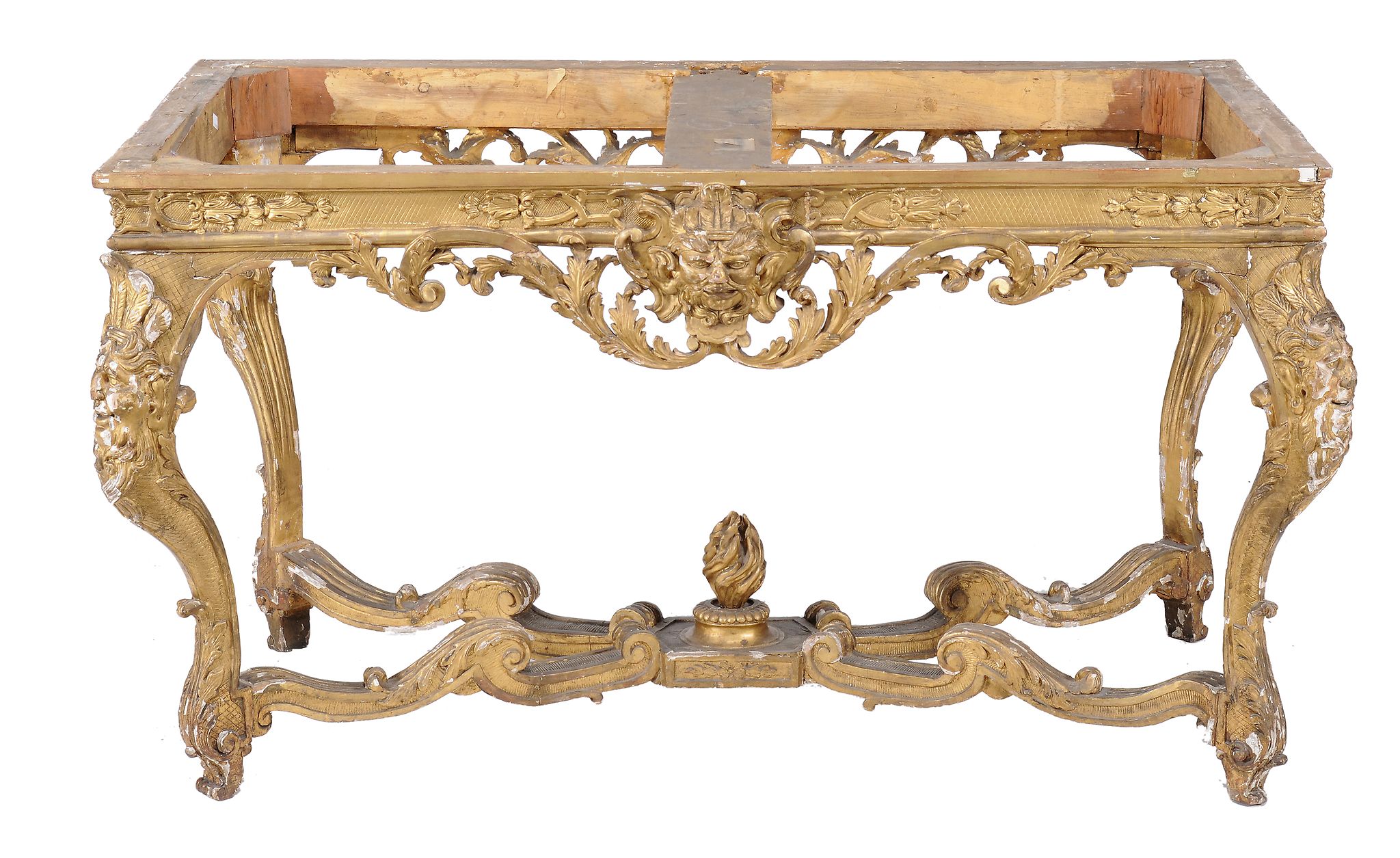 A George II carved giltwood centre table , possibly Irish , circa 1735 - Image 2 of 10