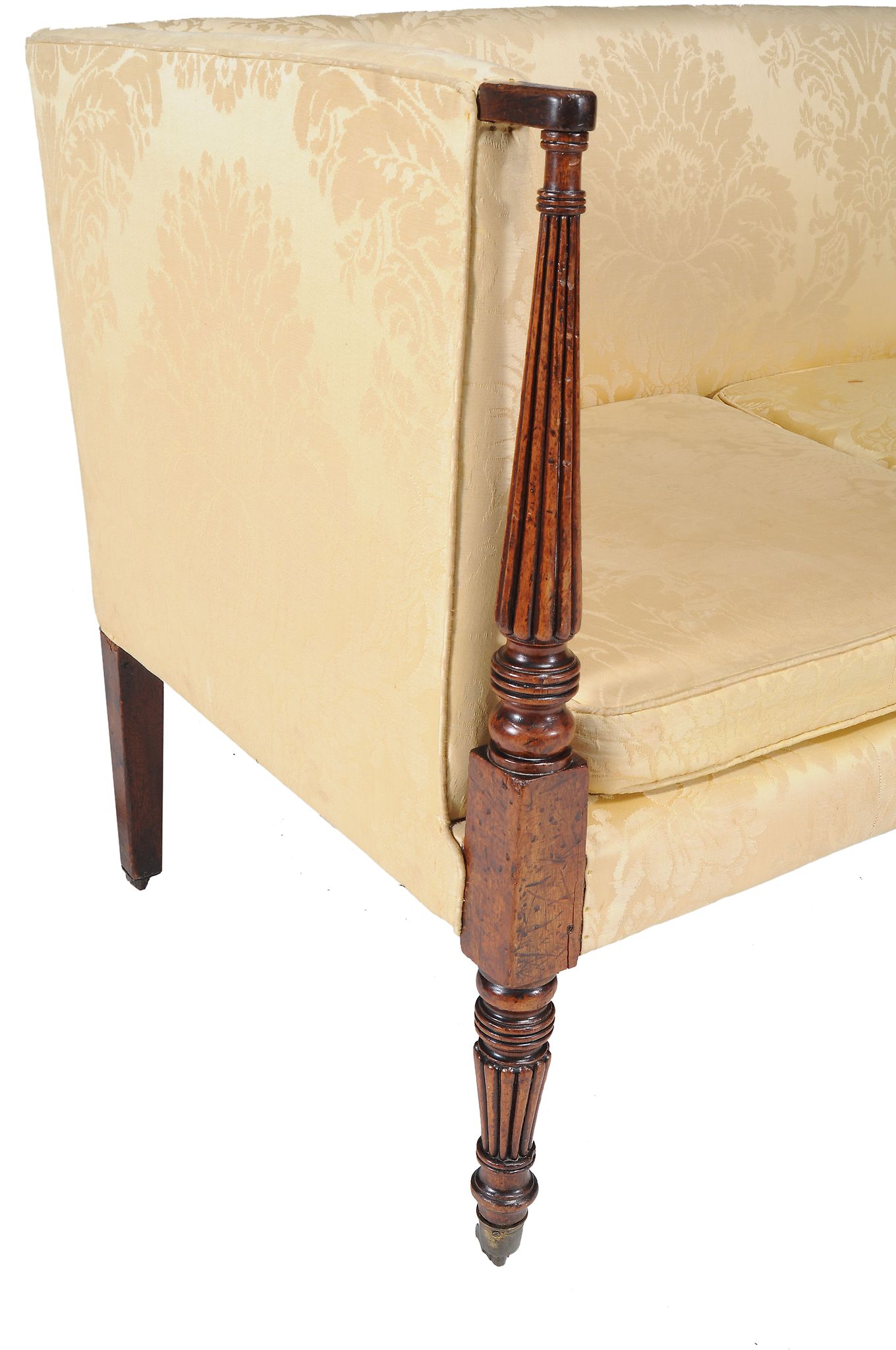 A Regency mahogany and upholstered sofa, circa 1815 - Image 3 of 4