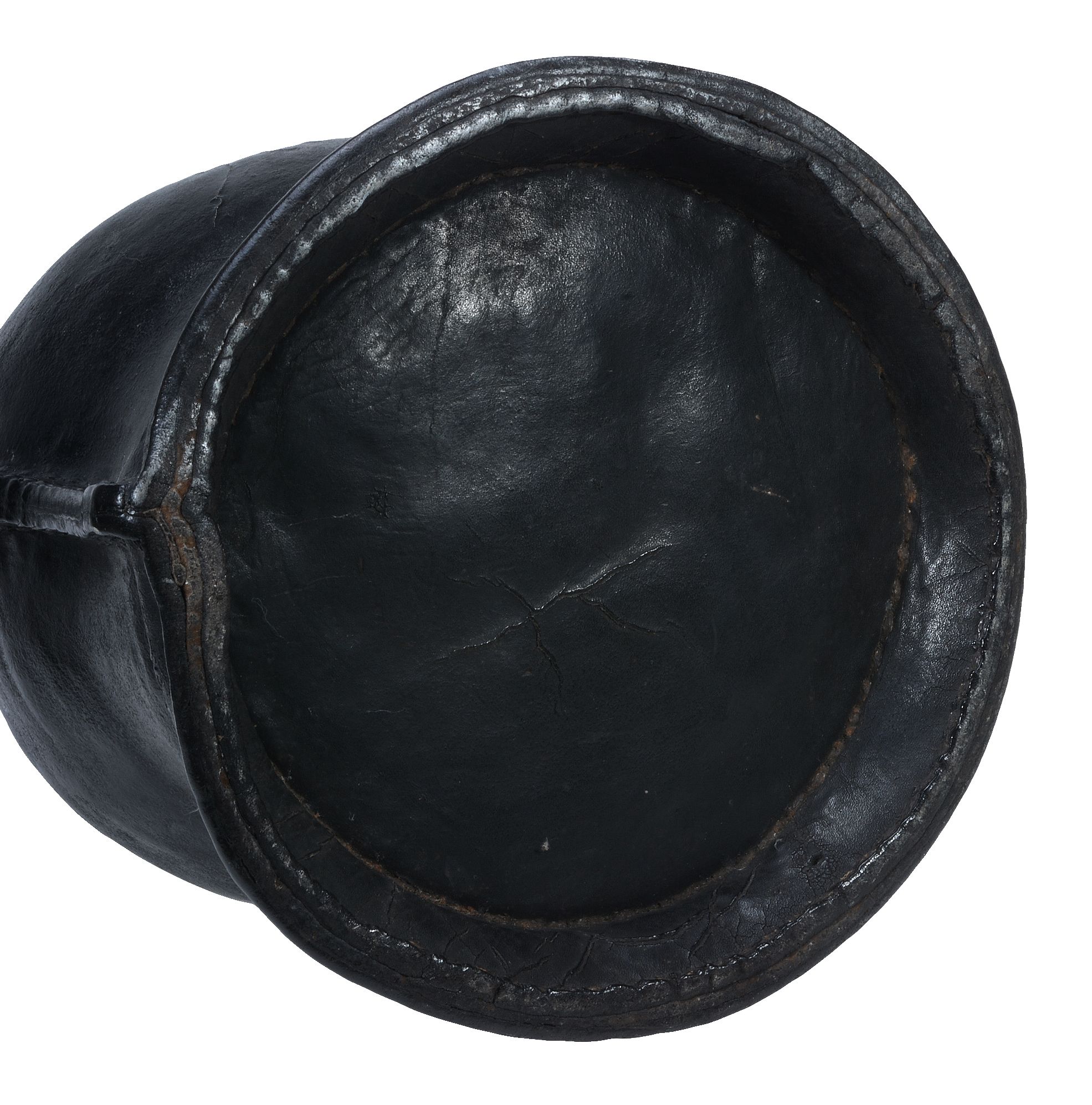 A late George III leather Blackjack, early 19th century - Image 2 of 3