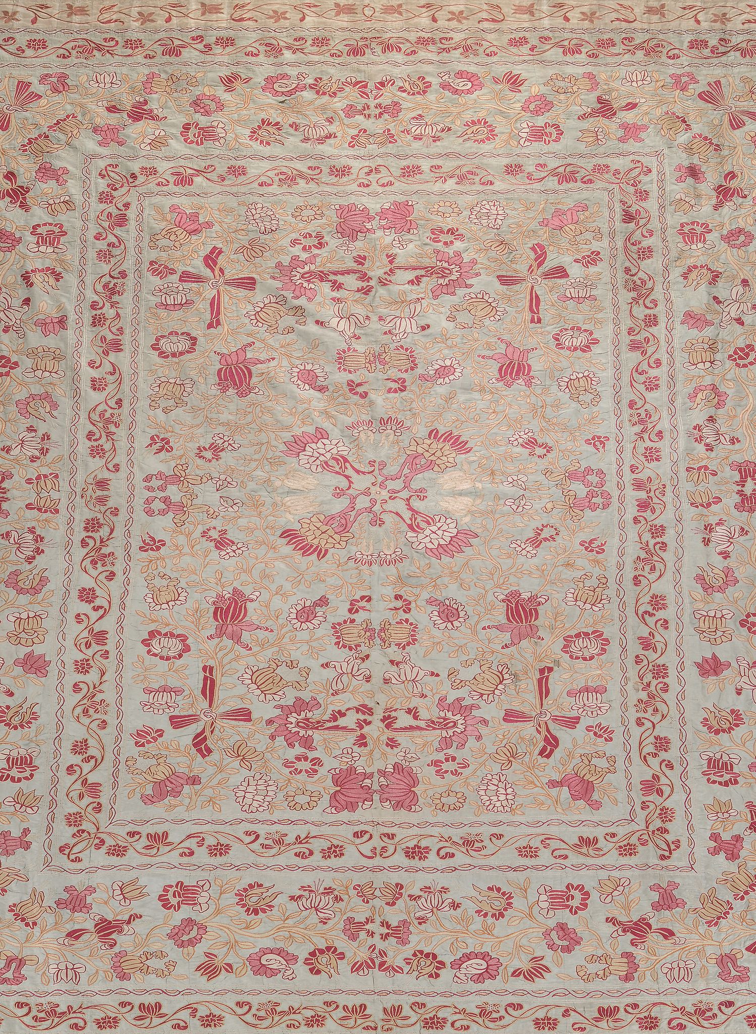 An Indo-Portuguese coverlet, second half 18th century - Image 2 of 3