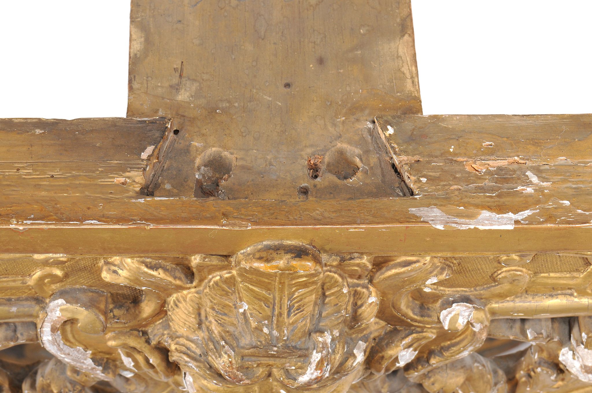 A George II carved giltwood centre table , possibly Irish , circa 1735 - Image 3 of 10