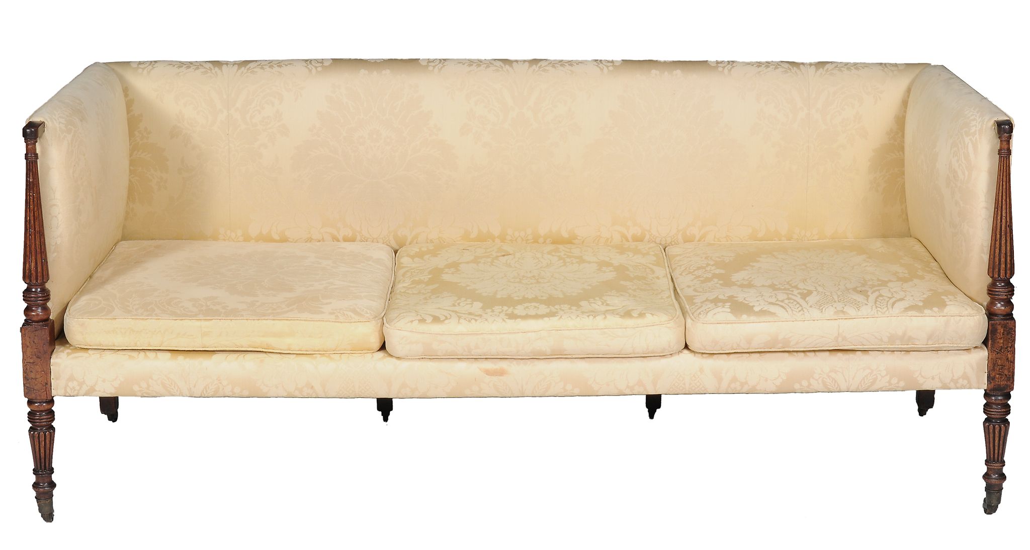 A Regency mahogany and upholstered sofa, circa 1815 - Image 2 of 4