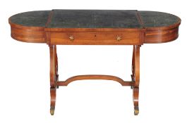 A Regency rosewood library table, circa 1815
