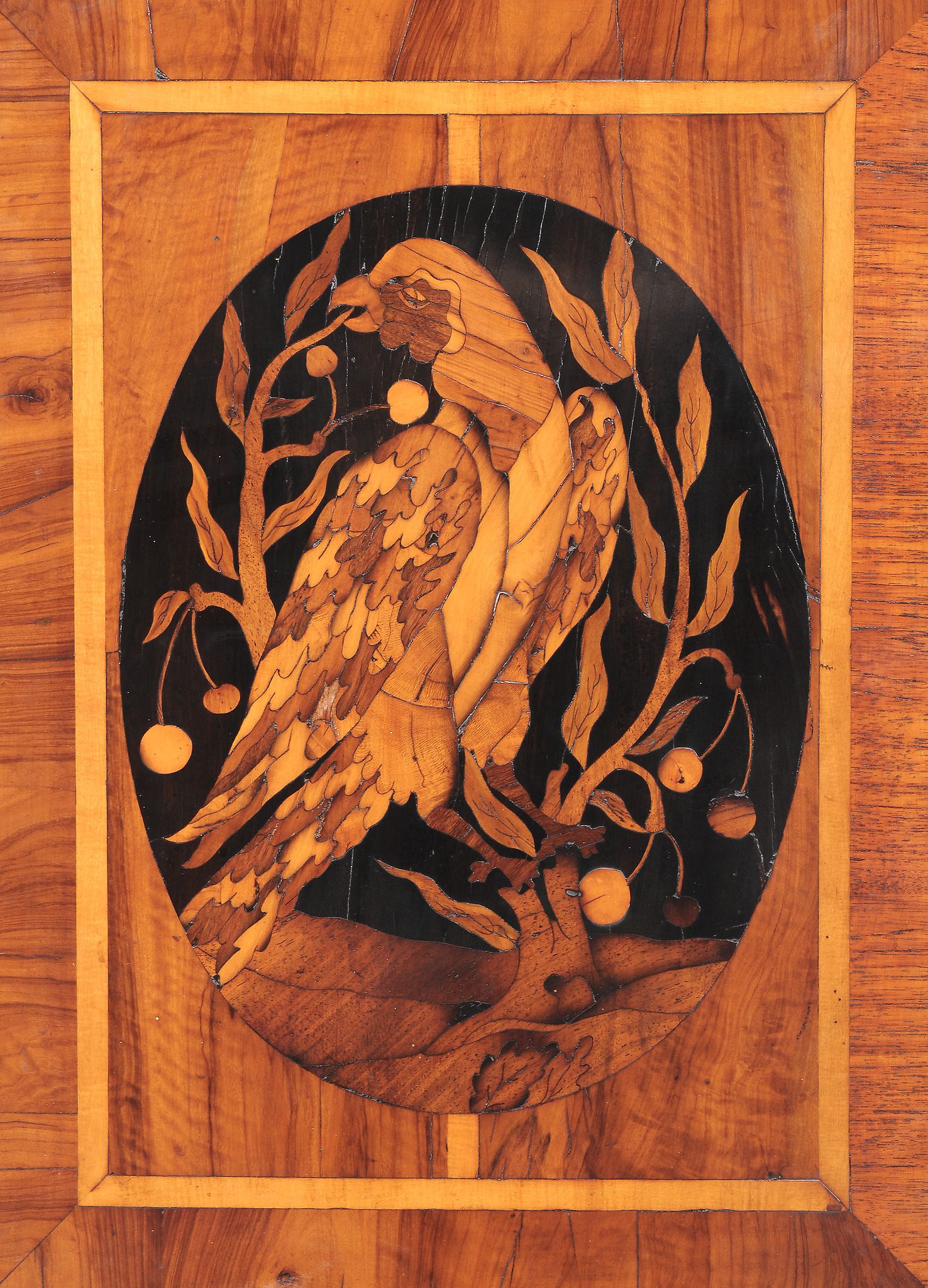 A walnut and marquetry escritoire, circa 1690 and later - Image 4 of 12