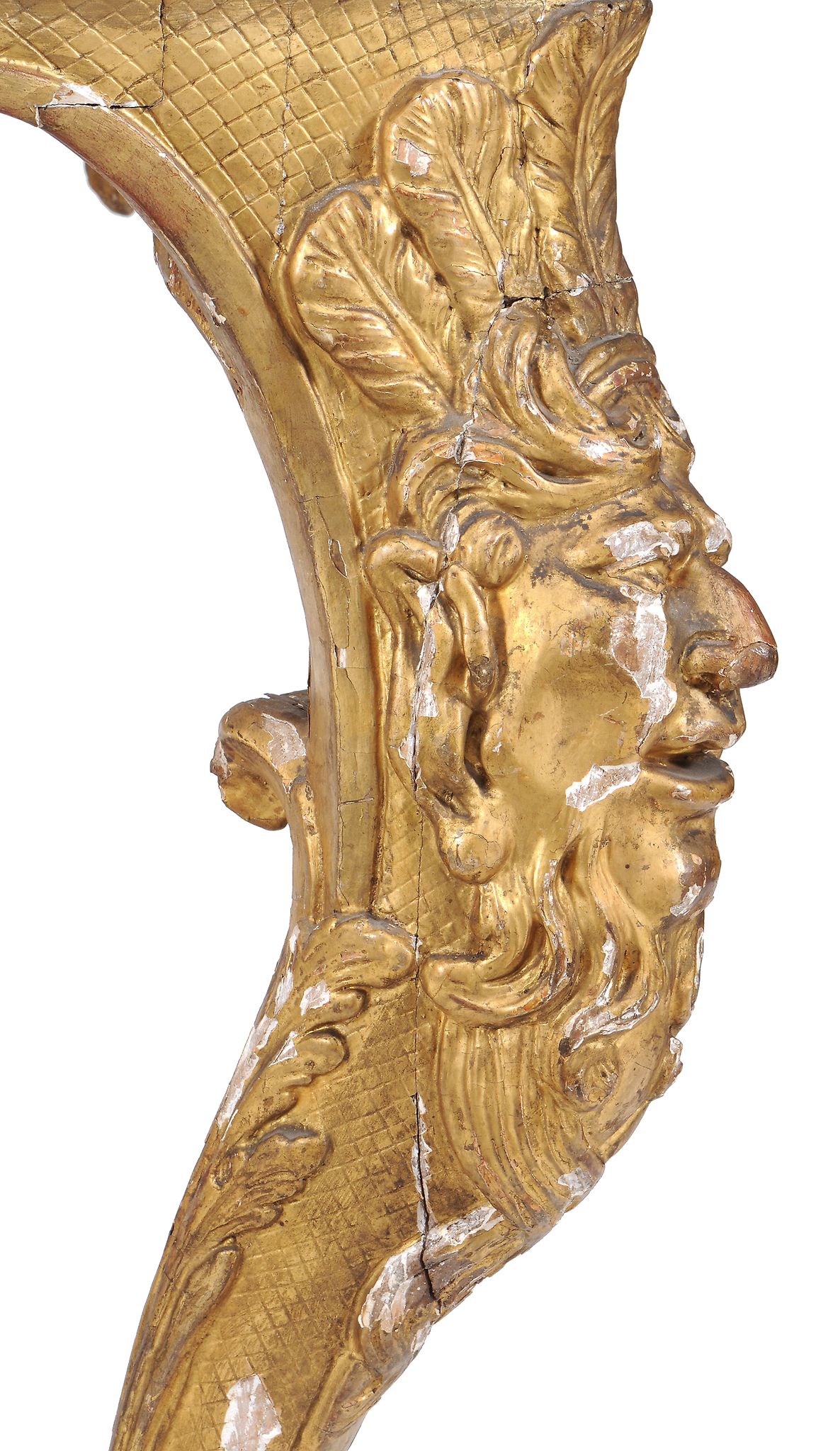 A George II carved giltwood centre table , possibly Irish , circa 1735 - Image 6 of 10