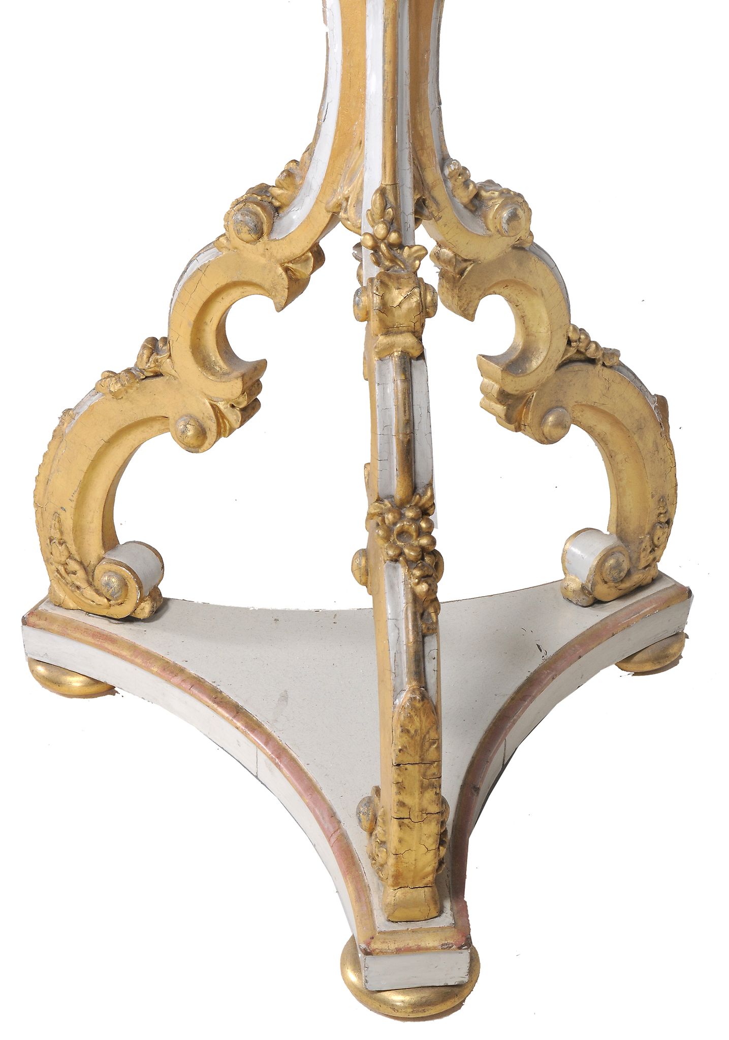 A pair of Regency painted and parcel gilt polescreens, circa 1815 - Image 3 of 5