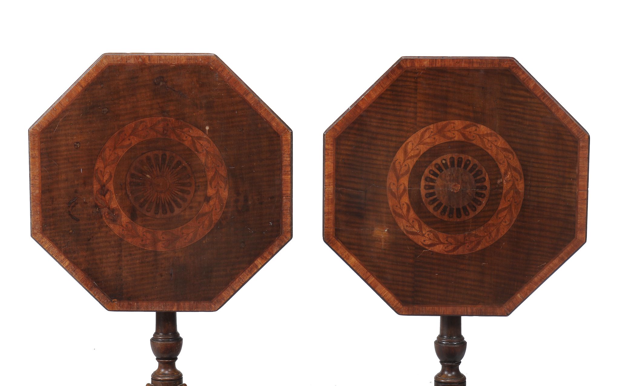 A pair of George III mahogany and kingwood crossbanded occasional tables - Image 2 of 4