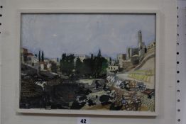 Richard Reid (20th Century) Townscapes Watercolours Signed lower right and dated '62 24cm x 34cm