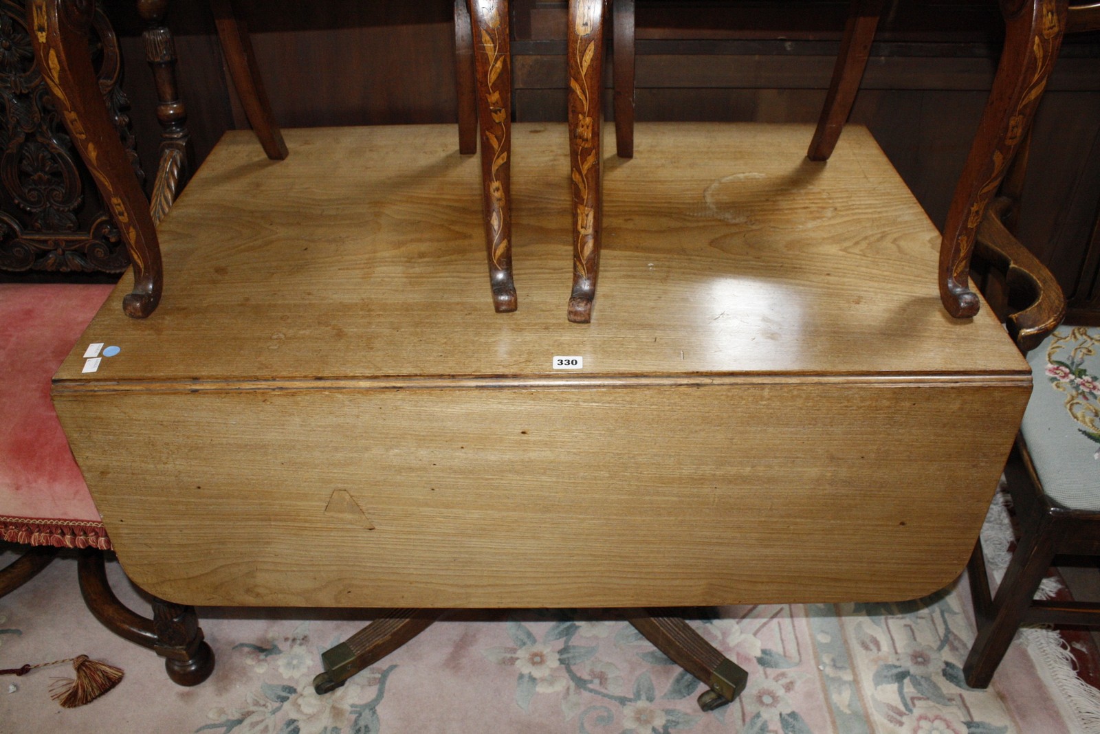 A mid 20th Century mahogany and glazed display cabinet 138cm wide Best Bid