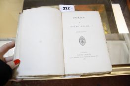[BOOKS] Poems, Oscar Wilde, Second Edition, London, 1881