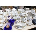 A quantity of assorted 19th Century and 20th Century tableware, to include Davenport, Ironstone,