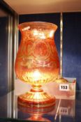 A 19th Century Bohemian ruby-glass jar and cover (AF) Best Bid