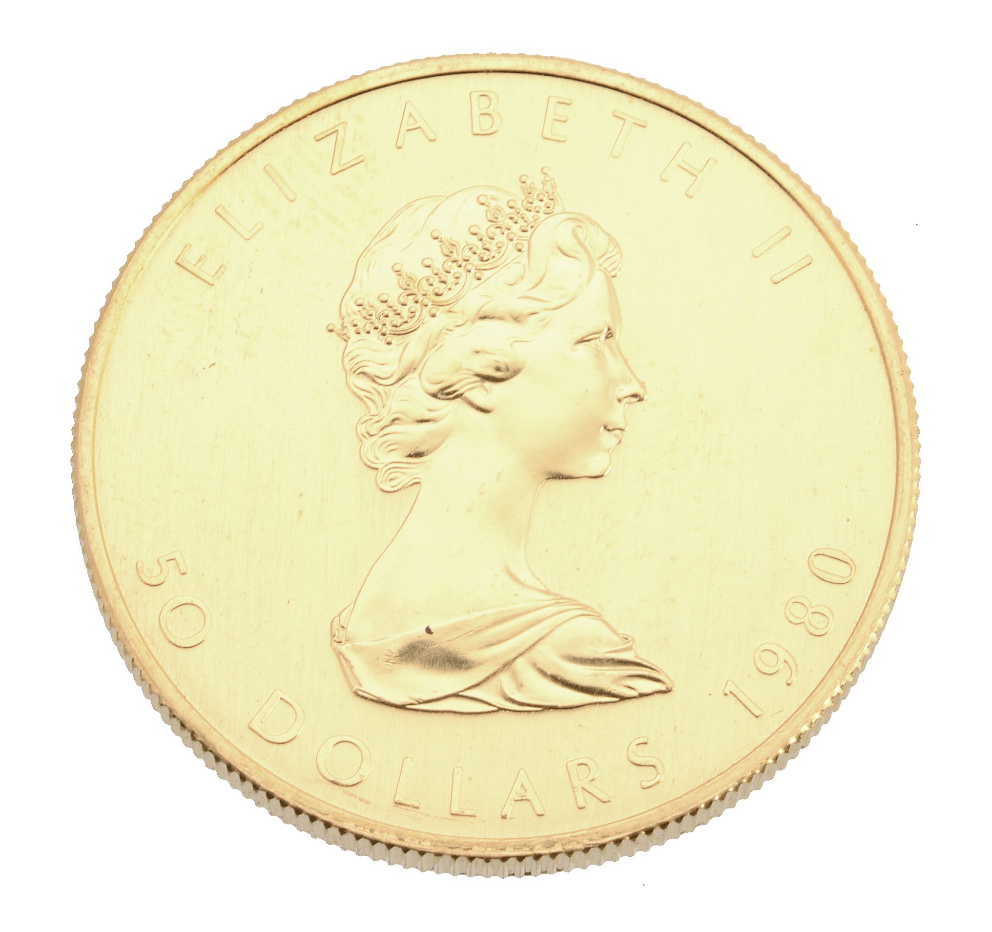Canada, Elizabeth II, gold 50-Dollars 1986. Extremely fine