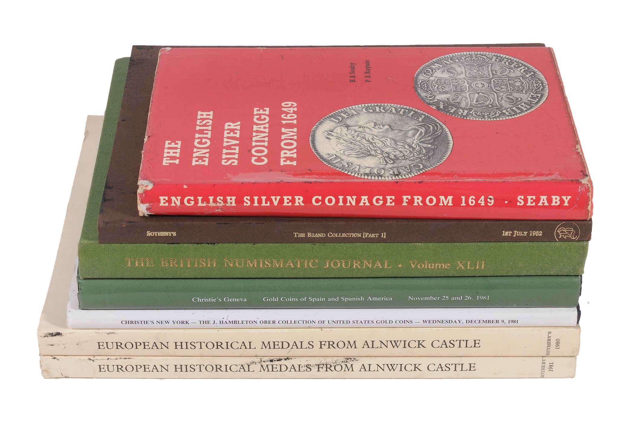 Numismatic Literature, Sotheby, Alnwick Castle European Medals, 2 vols. (1980, 1981) with prices