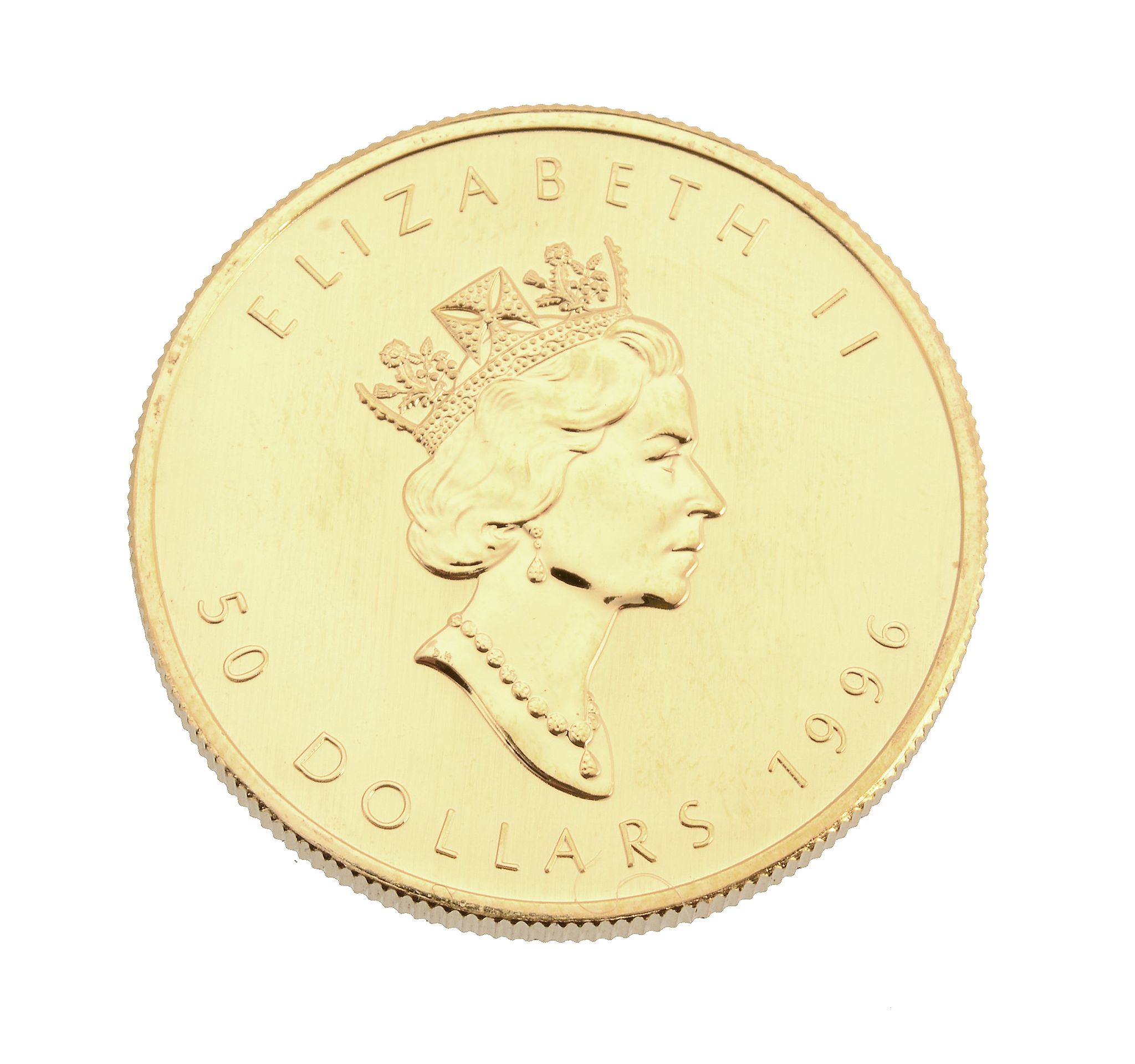 Canada, Elizabeth II, gold 50-Dollars 1997. Extremely fine