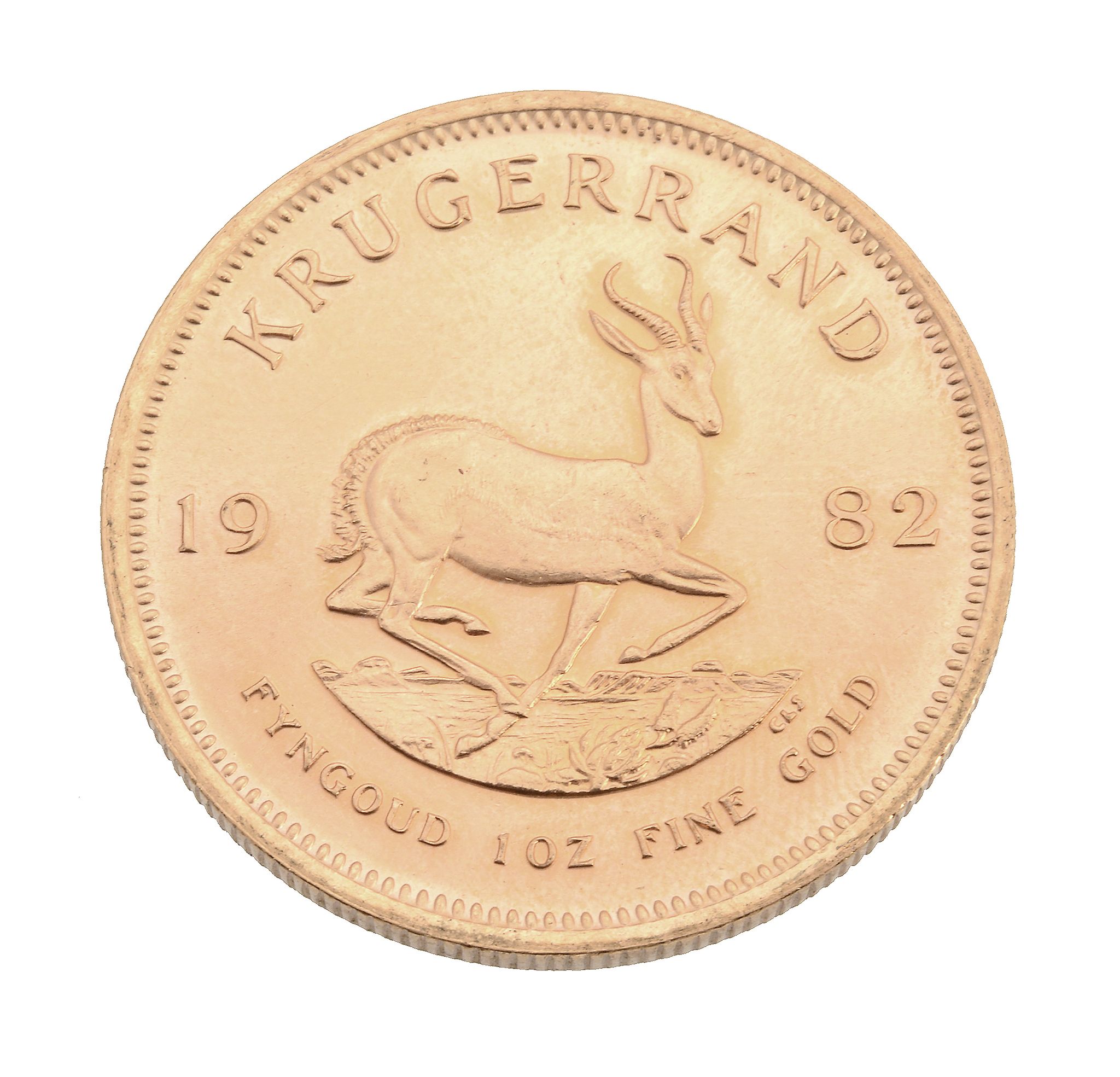 South Africa, gold Krugerrand 1982. Extremely fine - Image 2 of 2