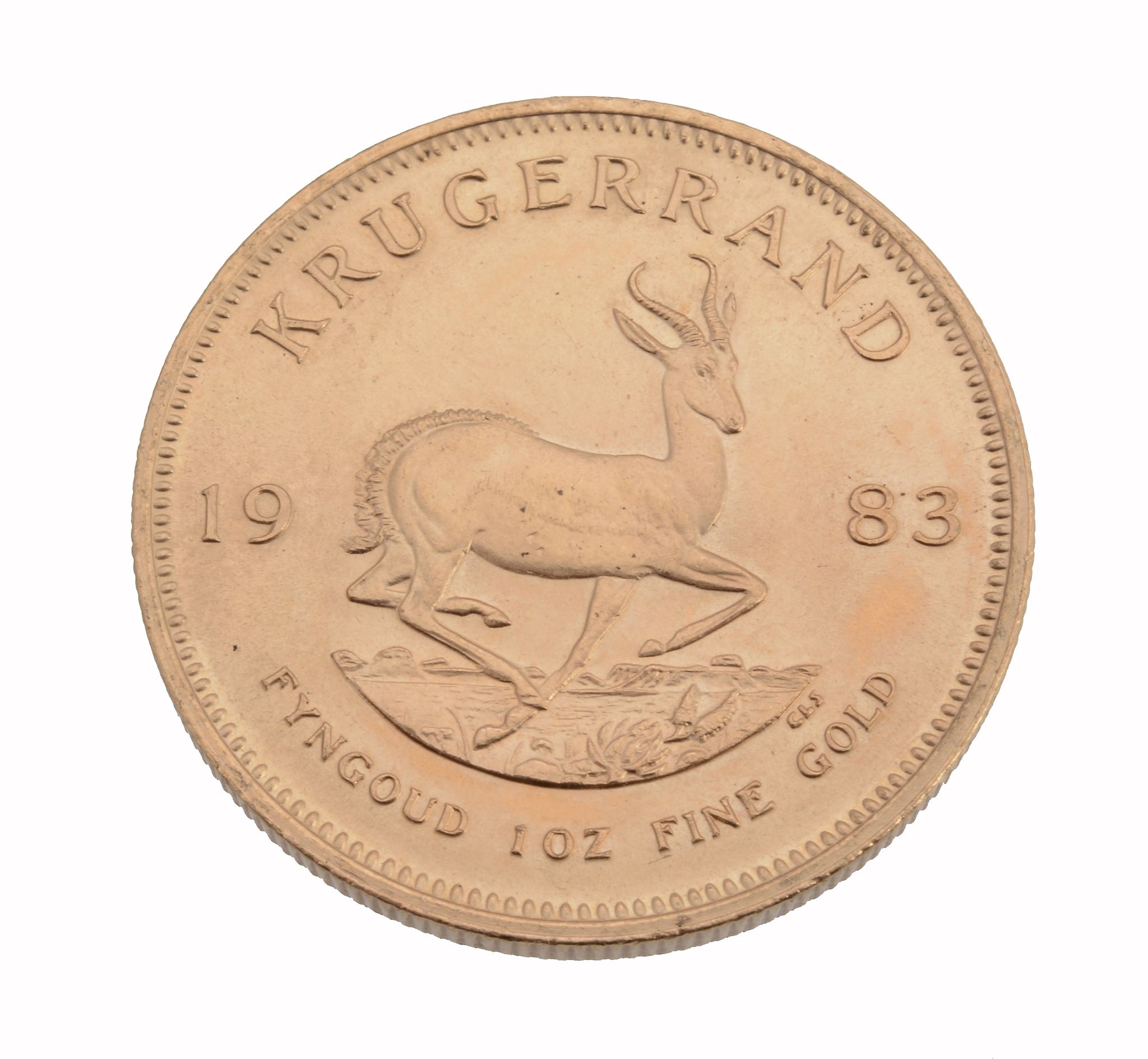 South Africa, gold Krugerrand 1983. Extremely fine - Image 2 of 2
