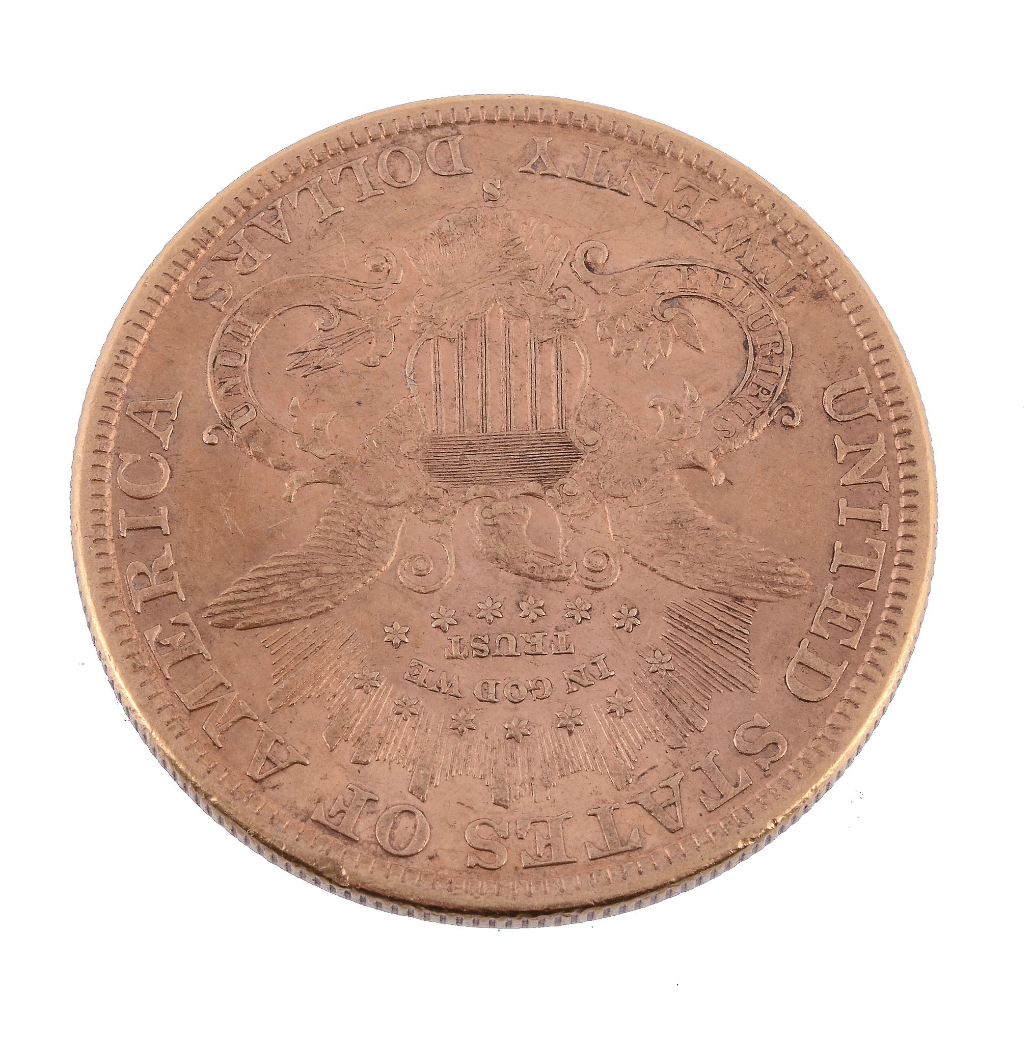 USA, 20 Dollar 1888, 34g - Image 2 of 2