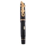 Montblanc, Year of the Golden Dragon, a limited edition fountain pen,   no. 1010/2000, issued in