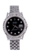 Rolex, Oyster Perpetual Datejust, ref. 1620, a stainless steel bracelet wristwatch,   no. T406349,