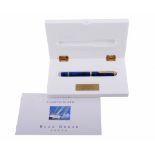 Pelikan, Blue Ocean, a limited edition fountain pen  , no. 4837/5000, with a blue resin cap and