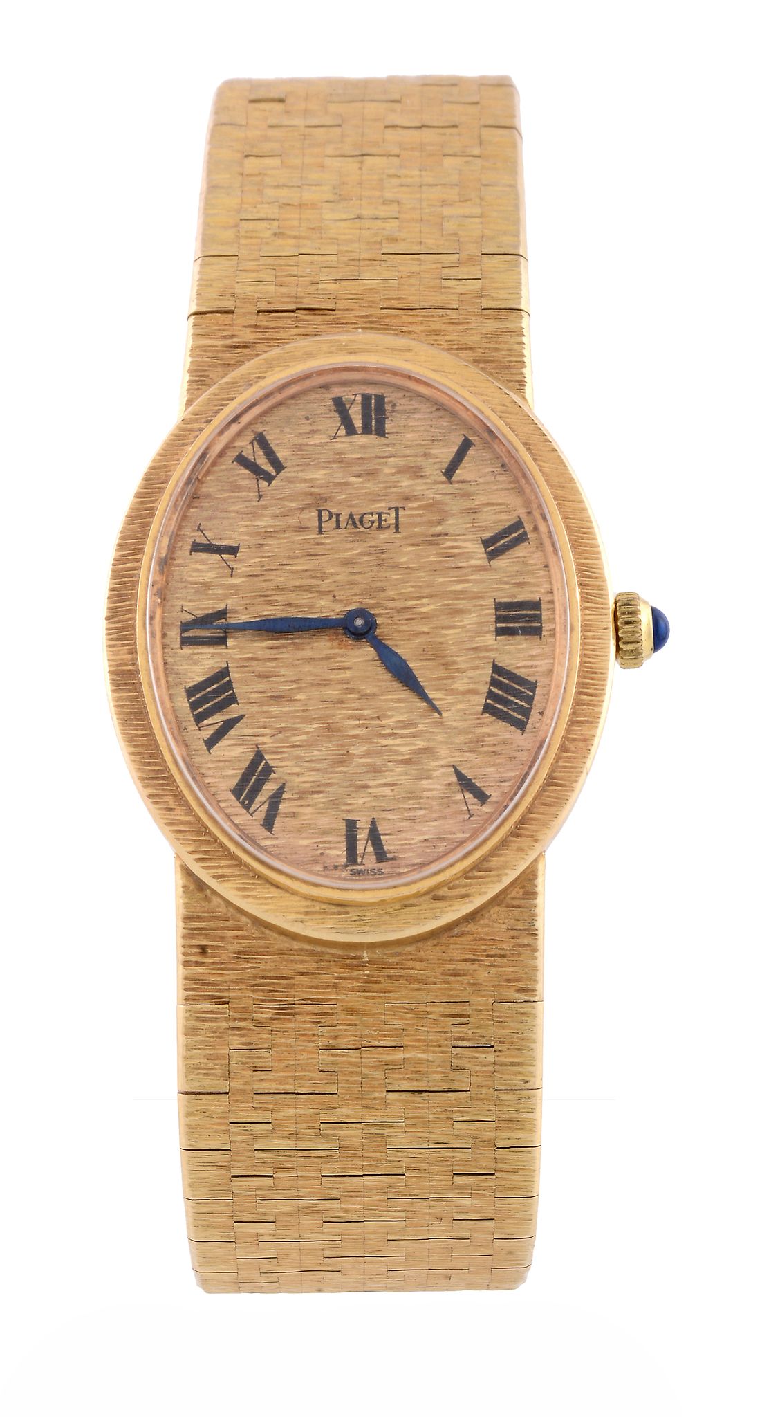 Piaget, ref. 9861 A6, an 18 carat gold bracelet watch,   no. 154795, manual wind movement, 18