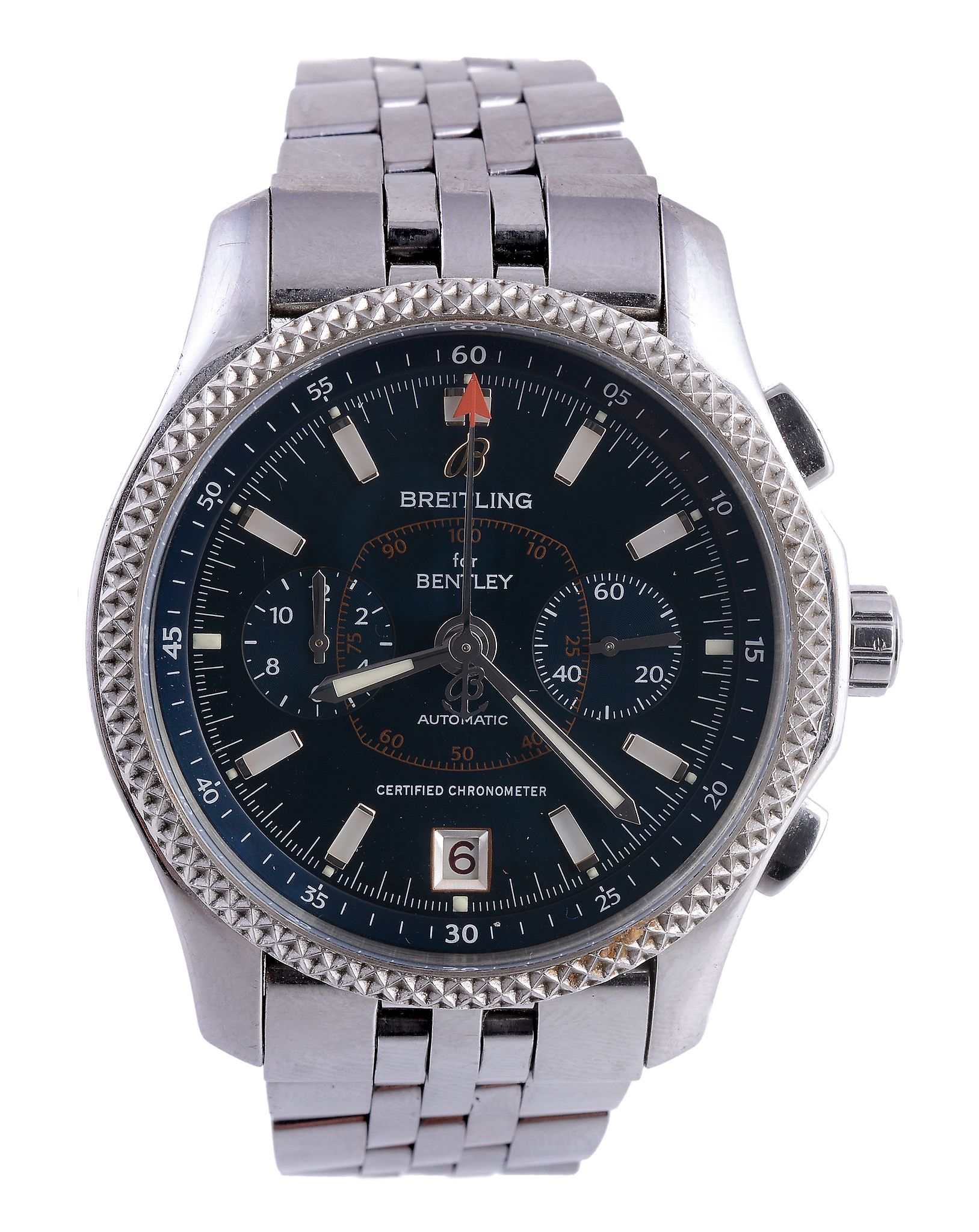 Breitling for Bentley, Special Edition, ref. P26362, a stainless steel bracelet wristwatch,   no.