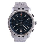 Breitling for Bentley, Special Edition, ref. P26362, a stainless steel bracelet wristwatch,   no.