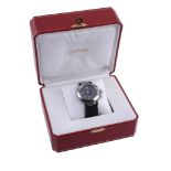 Cartier, Pasha Seatimer, ref. 2790, a stainless steel bracelet wristwatch,   no. 507573MX, circa