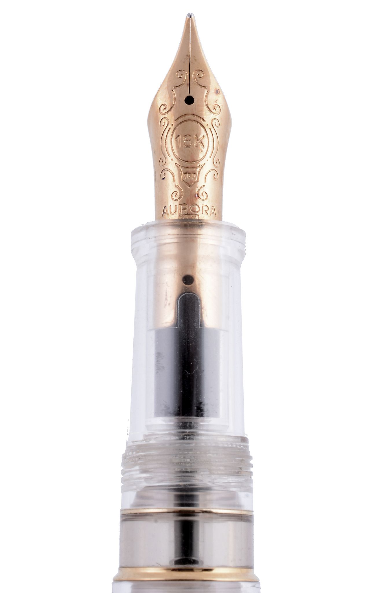 Aurora, 88 Demonstrator, a limited edition transparent fountain pen,   no. 1783, with a transparent - Image 2 of 4