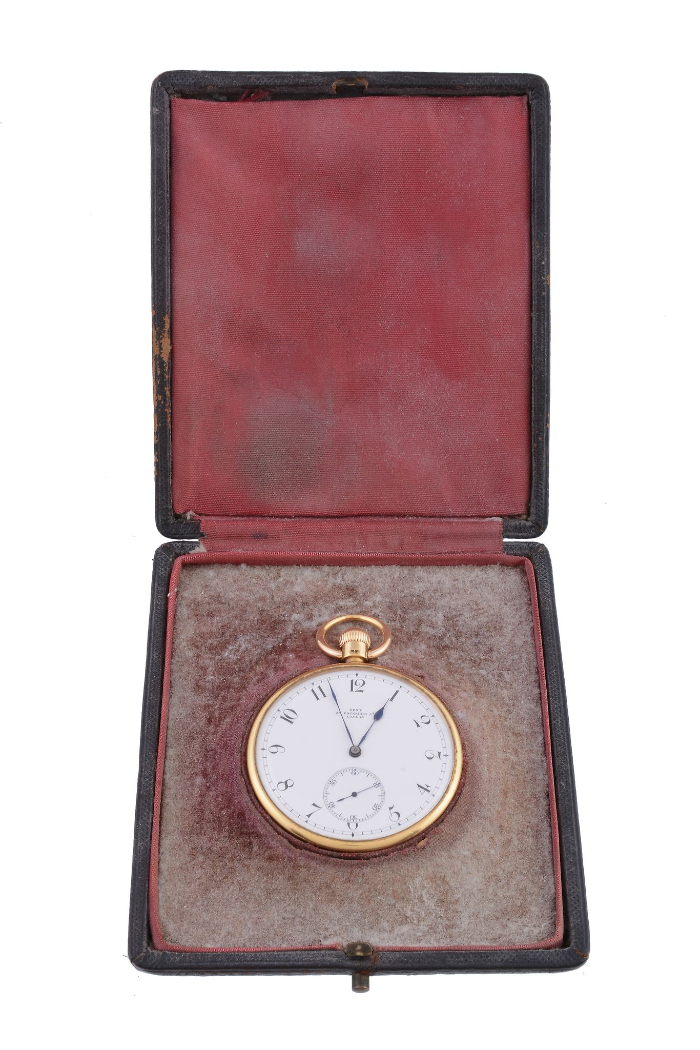 Dent, London, an 18 carat gold open face pocket watch,   no. 30672, hallmarked London 1890, three - Image 6 of 6