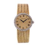 Cartier, ref. 37236, a lady's 18 carat gold and diamond bracelet wristwatch,   no. 926E3, circa