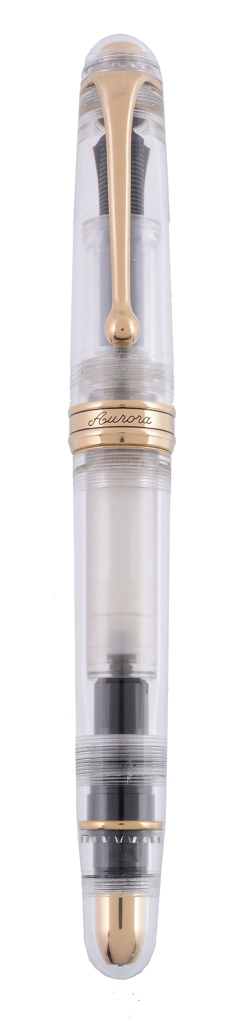 Aurora, 88 Demonstrator, a limited edition transparent fountain pen,   no. 1783, with a transparent