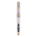 Aurora, 88 Demonstrator, a limited edition transparent fountain pen,   no. 1783, with a transparent