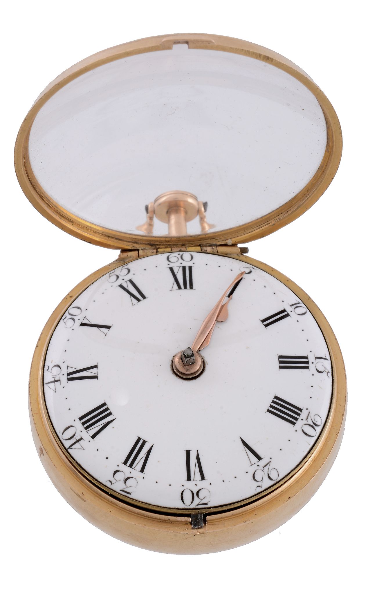 Wm. Turner, London, a 22 carat gold repousse pair cased pocket watch,   no. 9300, the inner case - Image 2 of 4
