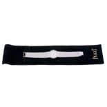 Piaget, ref. 8706 D2, a lady's 18 carat white gold and diamond bracelet wristwatch,   no. 656211,