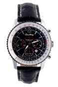 Breitling, Montbrilliant, ref. A41330, a stainless steel wristwatch,   no. 2042570, circa 2004,