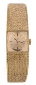 Omega, Swiss Special, ref. 8160, a lady's 18 carat gold bracelet wristwatch,   no. A77486, circa