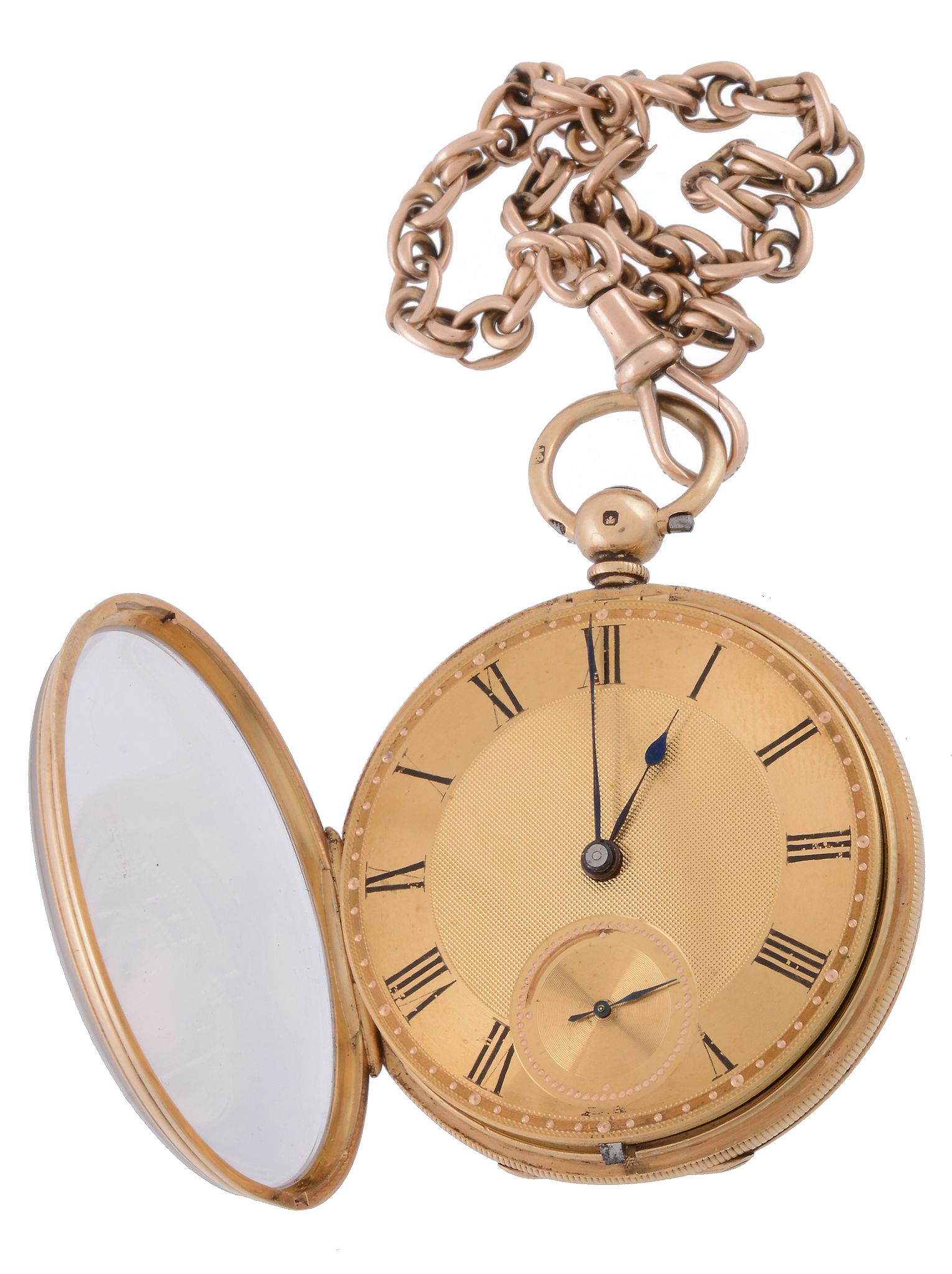 Gaydon, Barnstaple, an 18 carat gold open face pocket watch,   no. 1554, hallmarked London 1874, - Image 3 of 3