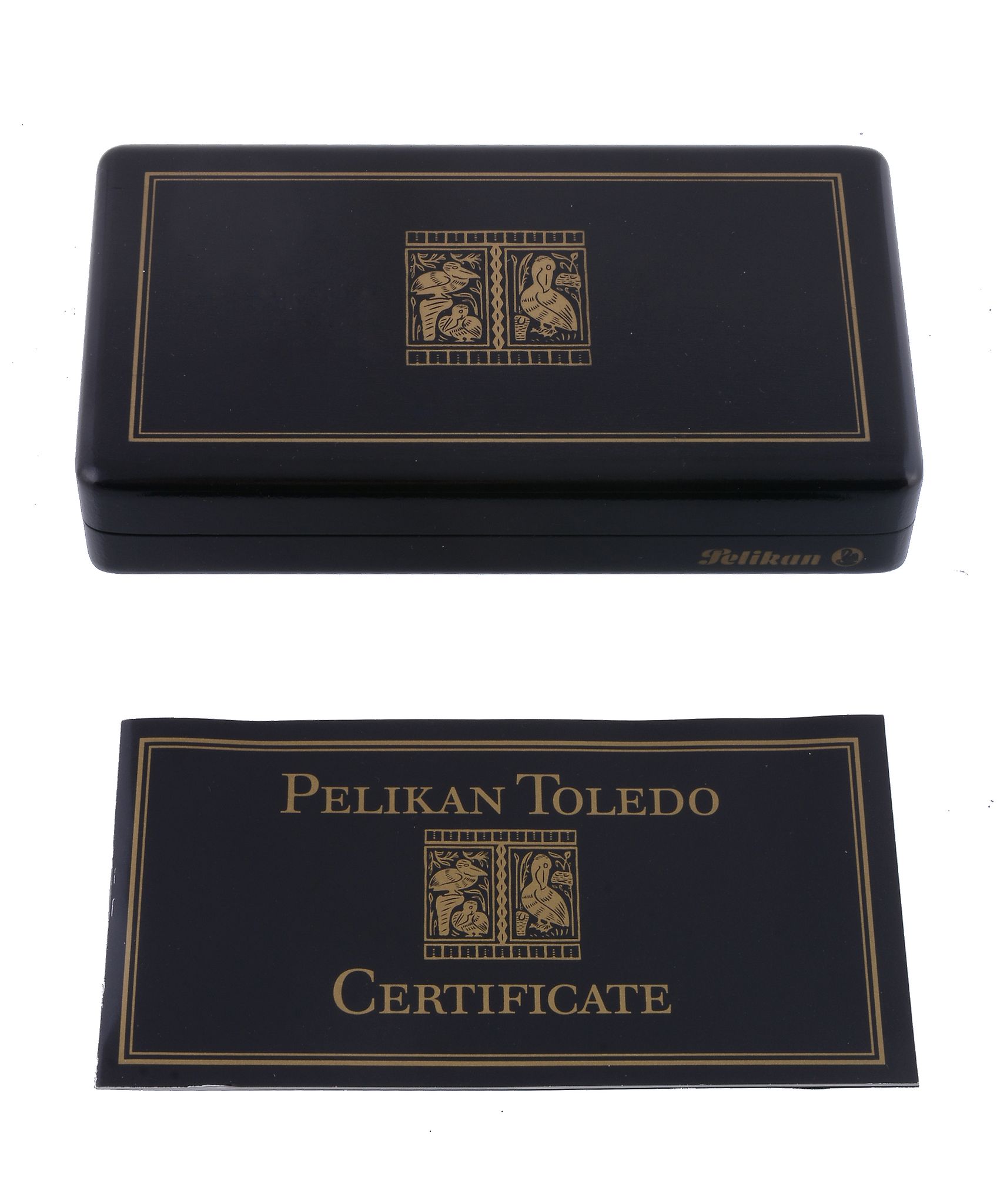 Pelikan, Toledo, a limited edition fountain pen,   no.10/6 35, the black resin cap with a gold - Image 3 of 4