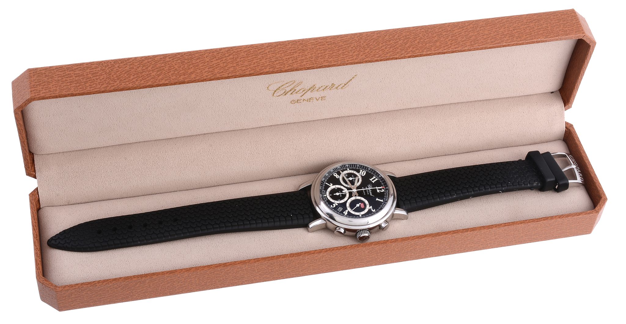 Chopard, Mille Miglia, ref. 8331, a stainless steel wristwatch,   no. 688775, circa 1999, automatic - Image 3 of 3