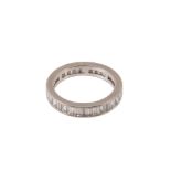 A diamond eternity ring, set throughout with baguette cut diamonds, approximately 1.70 carats