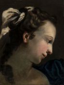 Follower of Ubaldo Gandolfi (1728–1781) - Head study of a young woman, looking to her left Oil on