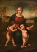 Leopoldo Galli (fl. 1860s) - The Madonna del Cardellino After Raffaello Sanzio, called Raphael Oil