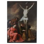 Circle of Luciano Borzone (1590-1645) - Crucifixion of Christ Oil on canvas 171 x 120 cm. (67 1/4