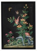 Chinese School (early 20th century) - A group of eight still lifes with birds and flowers